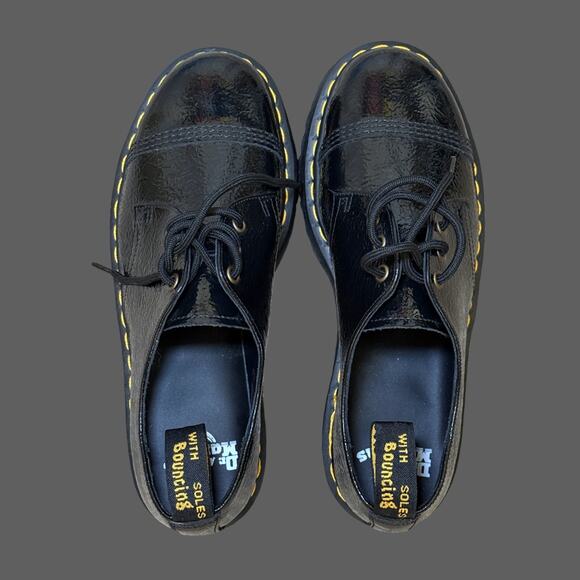 Dr. Martens 1461 Distressed Patent Leather Quad TC USM9 USL10 NWOB - Picture 4 of 6